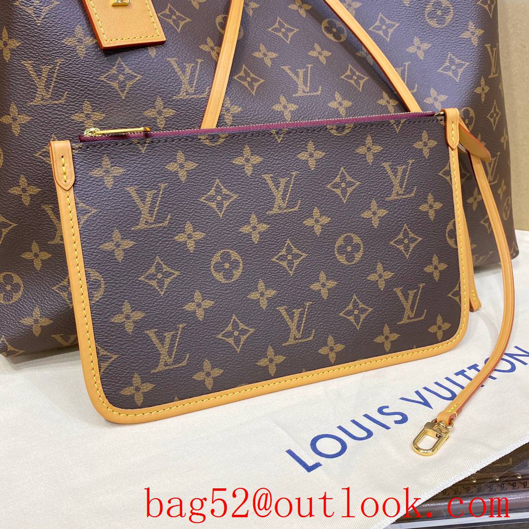 Louis Vuitton LV Carryall Large Tote Bag Handbag in Monogram Canvas M46197