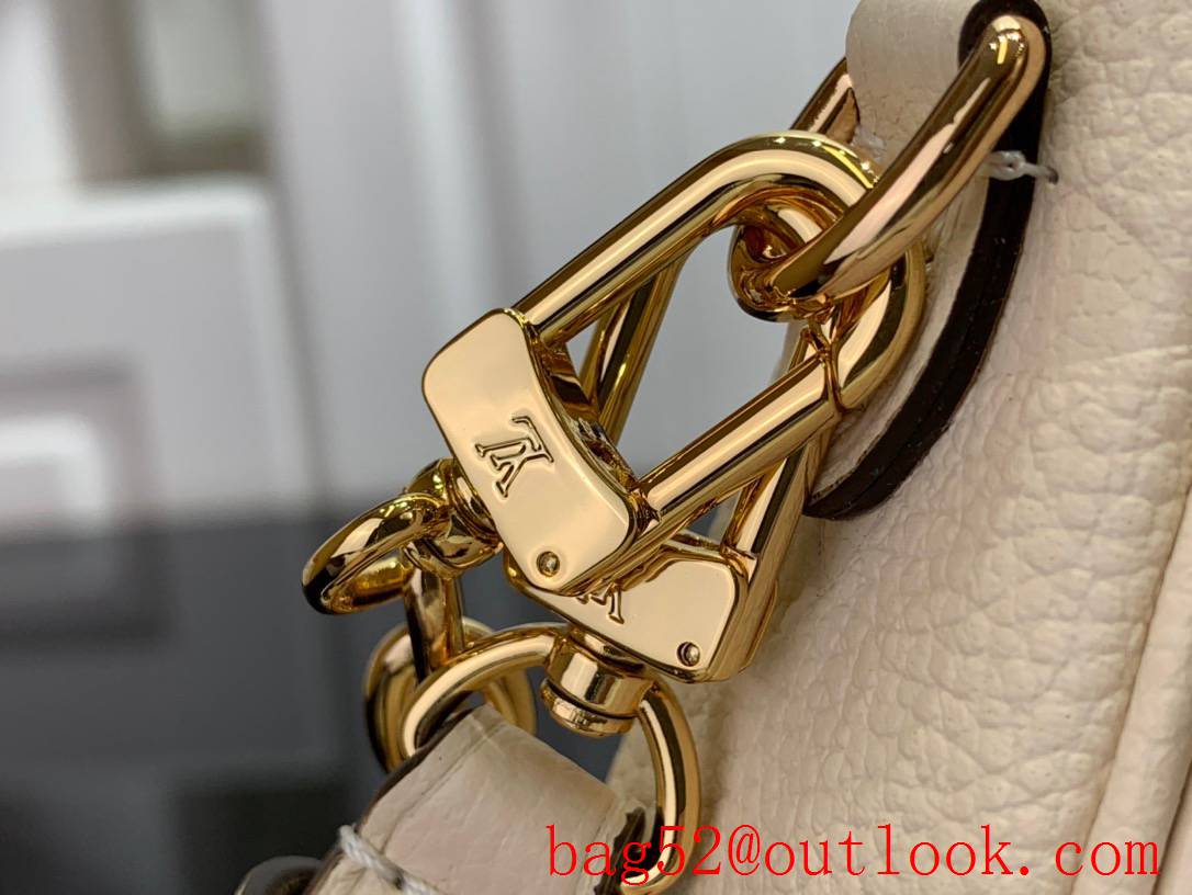 LV Monogram Empreinte Leather Wallet On Chain Ivy Bag Handbag M82210 Beige