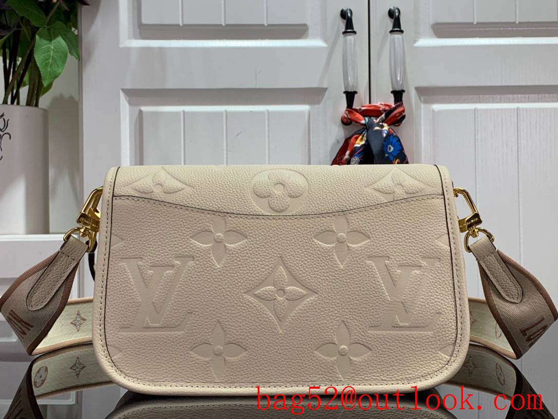 LV Monogram Empreinte Leather Diane Bag Handbag M46388 Beige