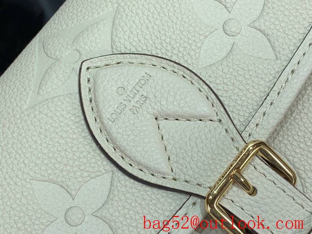 LV Monogram Empreinte Leather Diane Bag Handbag M46388 Beige