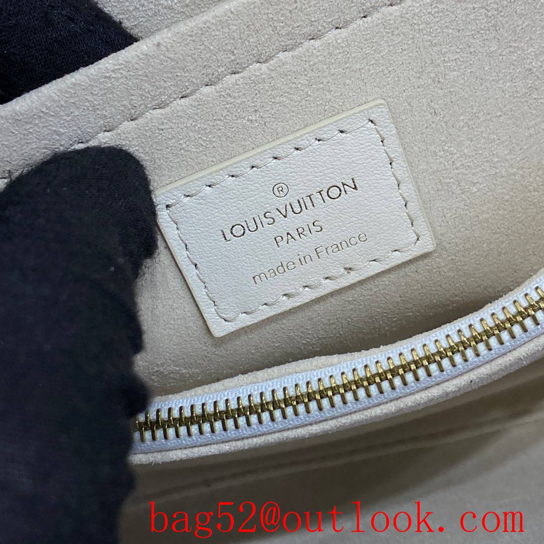 Louis Vuitton LV Real Leather Hold Me New Wave Bag Handbag M21797 White