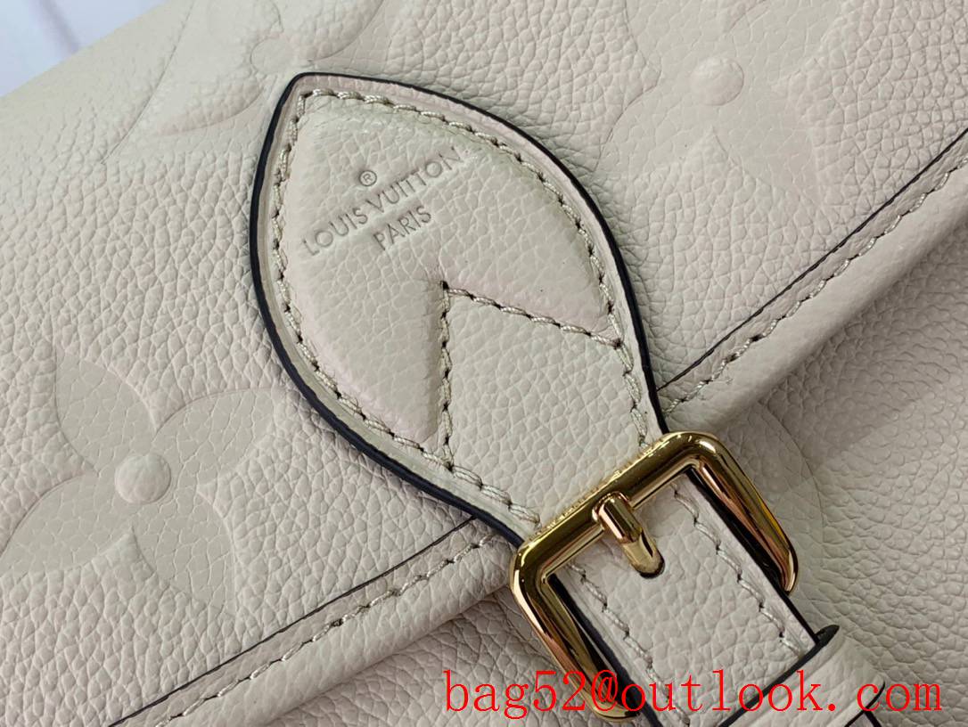 LV Monogram Empreinte Leather Diane Bag Handbag M46388 Beige