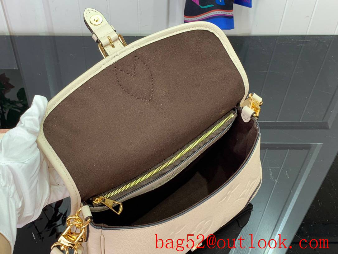 LV Monogram Empreinte Leather Diane Bag Handbag M46388 Beige