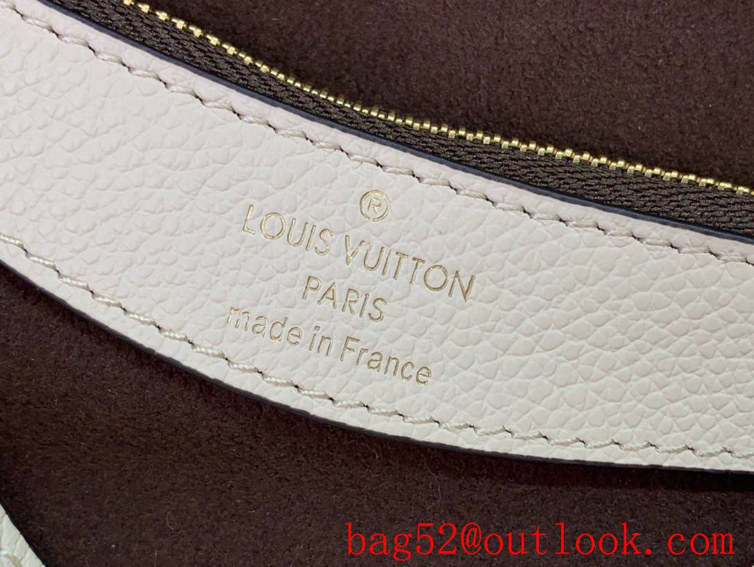 LV Monogram Empreinte Leather Diane Bag Handbag M46388 Beige