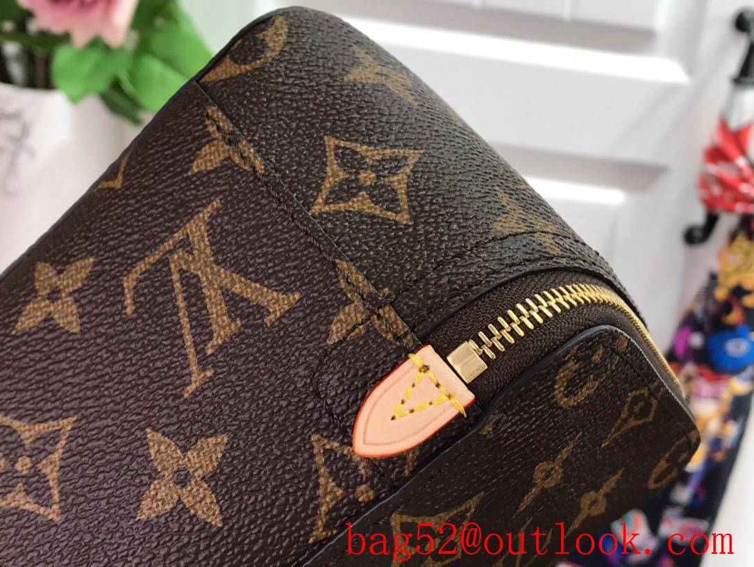 LV Monogram Canvas Packing Cube De Rangement Small Cosmetic Bag M43688 Brown