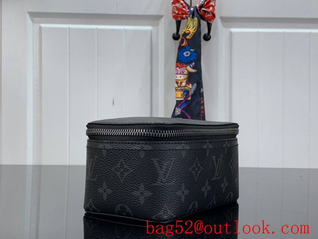 LV Monogram Canvas Packing Cube De Rangement Small Cosmetic Bag M43688 Black