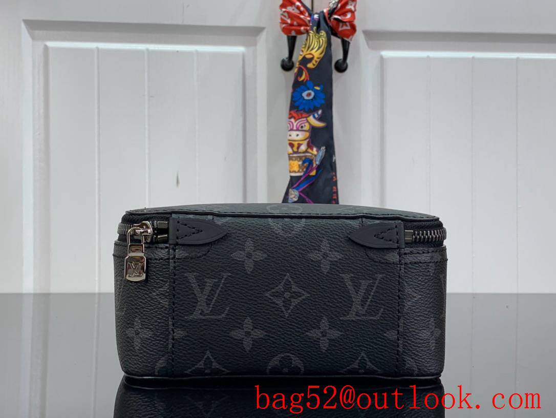 LV Monogram Canvas Packing Cube De Rangement Small Cosmetic Bag M43688 Black