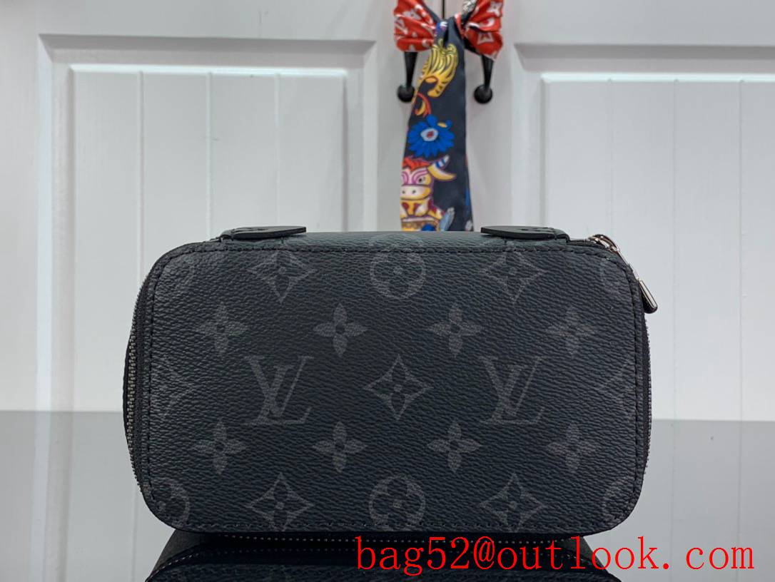 LV Monogram Canvas Packing Cube De Rangement Small Cosmetic Bag M43688 Black