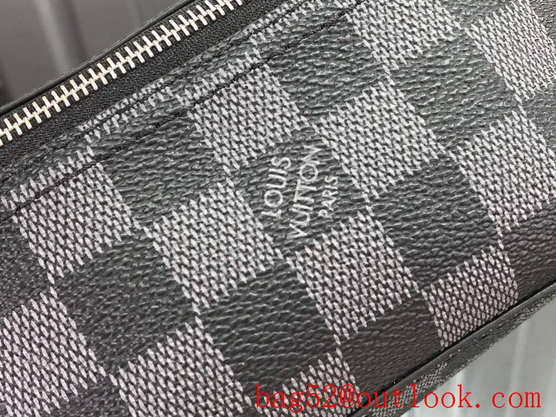 LV Monogram Canvas Packing Cube De Rangement Small Cosmetic Bag N40181 Black