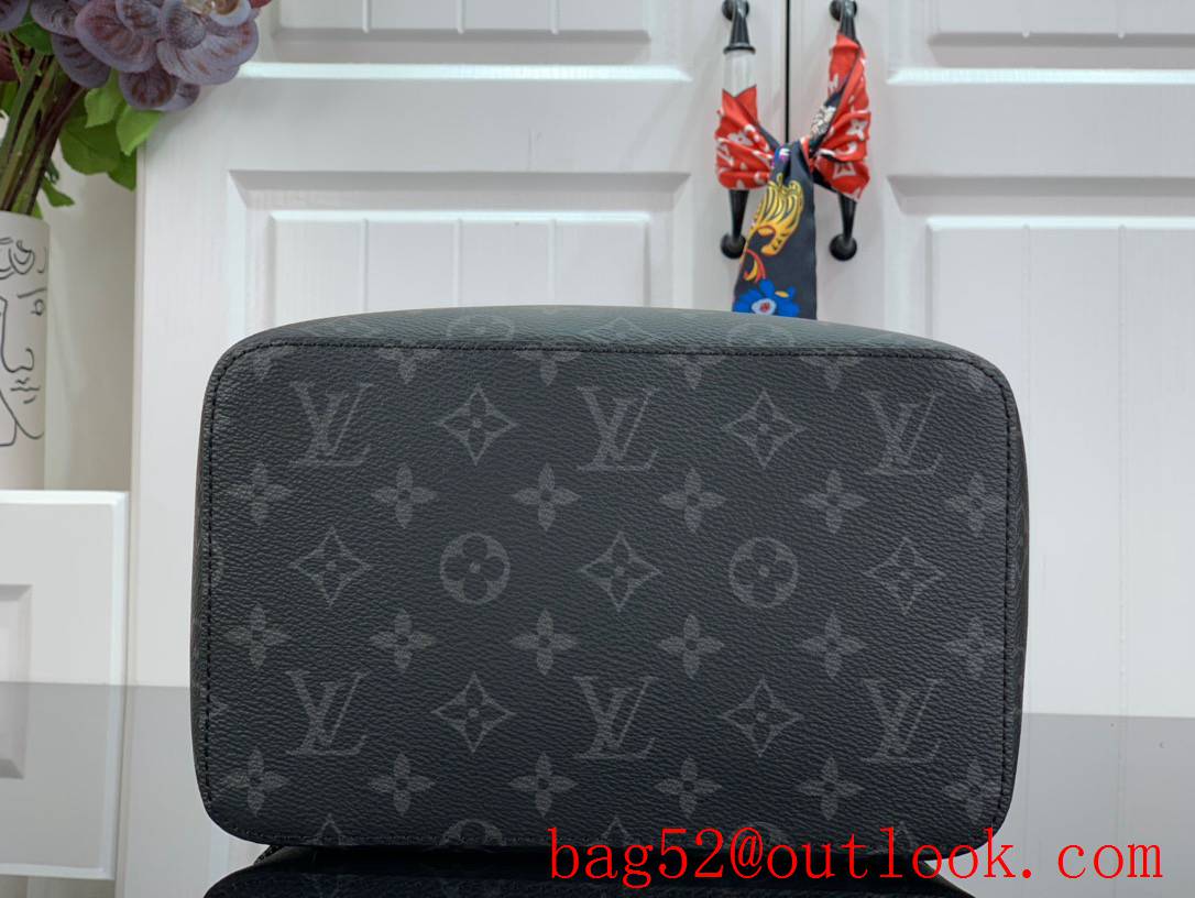 LV Monogram Canvas Packing Cube De Rangement Medium Cosmetic Bag M43689 Black