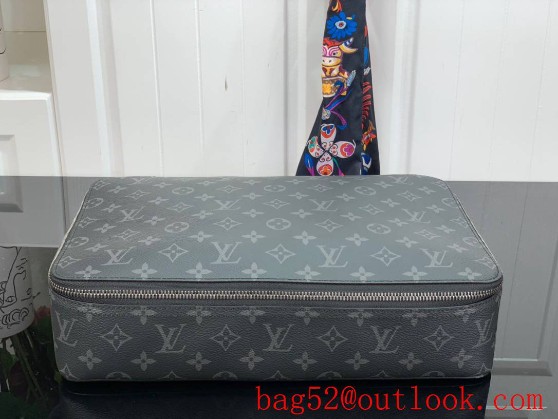 LV Monogram Canvas Packing Cube De Rangement Large Bag M44715 Black