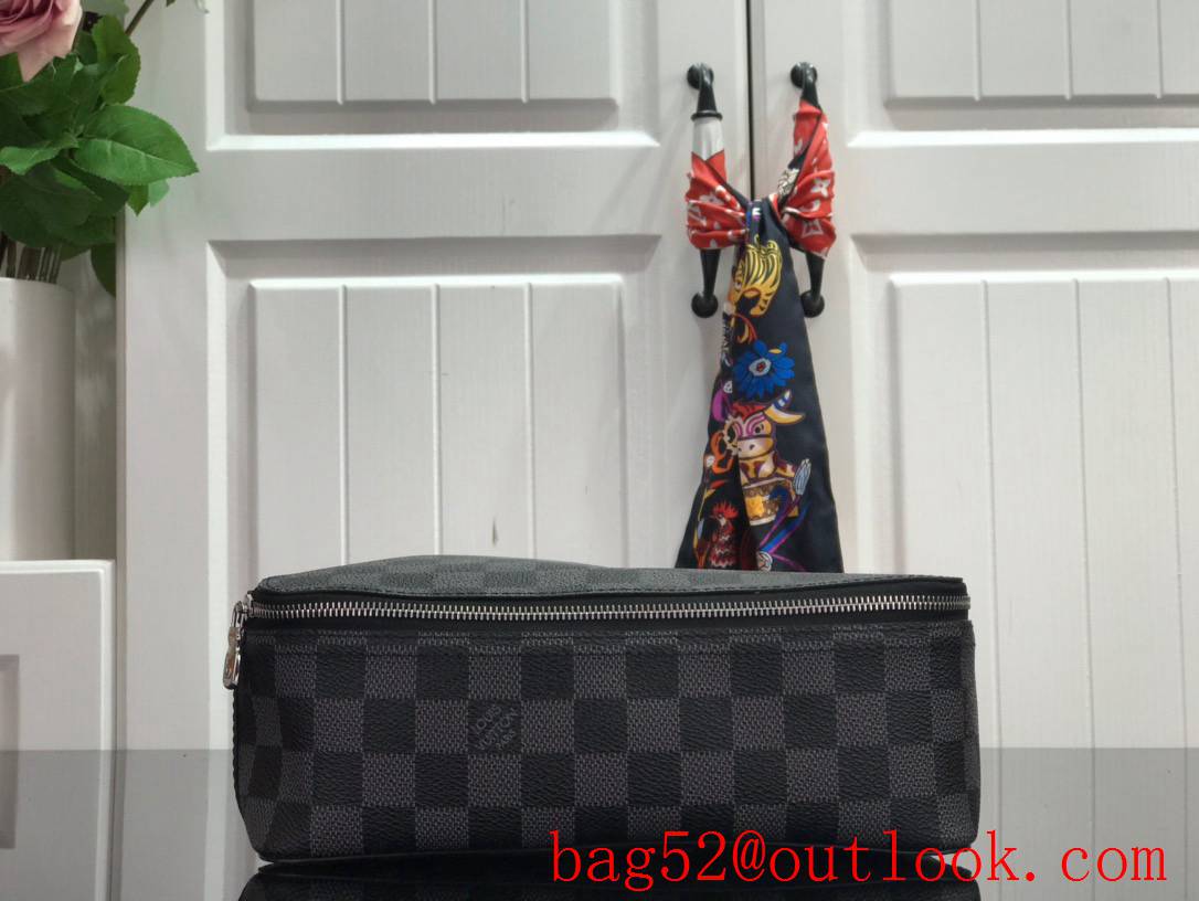 LV Monogram Canvas Packing Cube De Rangement Large Bag N40185 Black