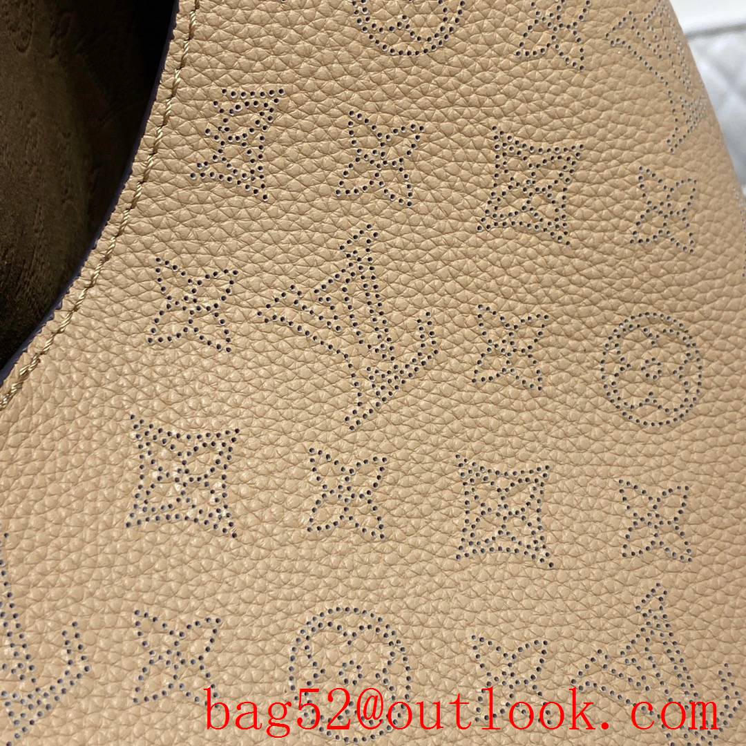 Louis Vuitton LV Babylone Tote Bag Handbag in Mahina Calfskin M53188 Brown