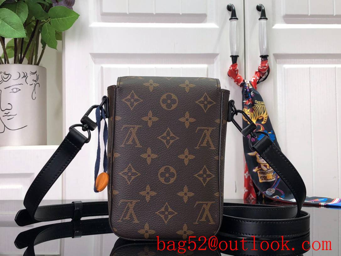 Louis Vuitton LV Monogram Canvas S-Lock Vertical Wearable Mini Bag M81522 Brown