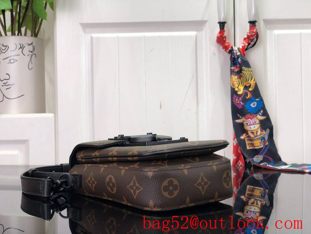 Louis Vuitton LV Monogram Canvas S-Lock Vertical Wearable Mini Bag M81522 Brown