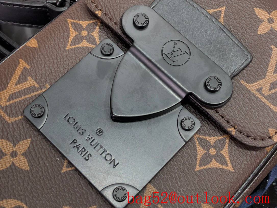 Louis Vuitton LV Monogram Canvas S-Lock Vertical Wearable Mini Bag M81522 Brown