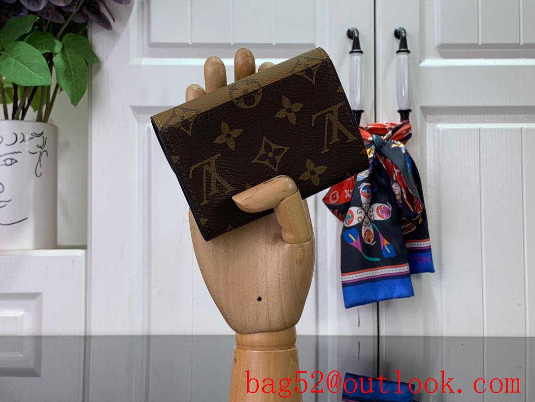 Louis Vuitton LV Rosalie Coin Wallet Purse M82333 in Monogram Reverse Canvas