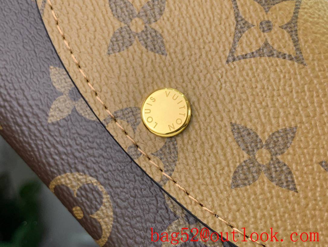 Louis Vuitton LV Rosalie Coin Wallet Purse M82333 in Monogram Reverse Canvas