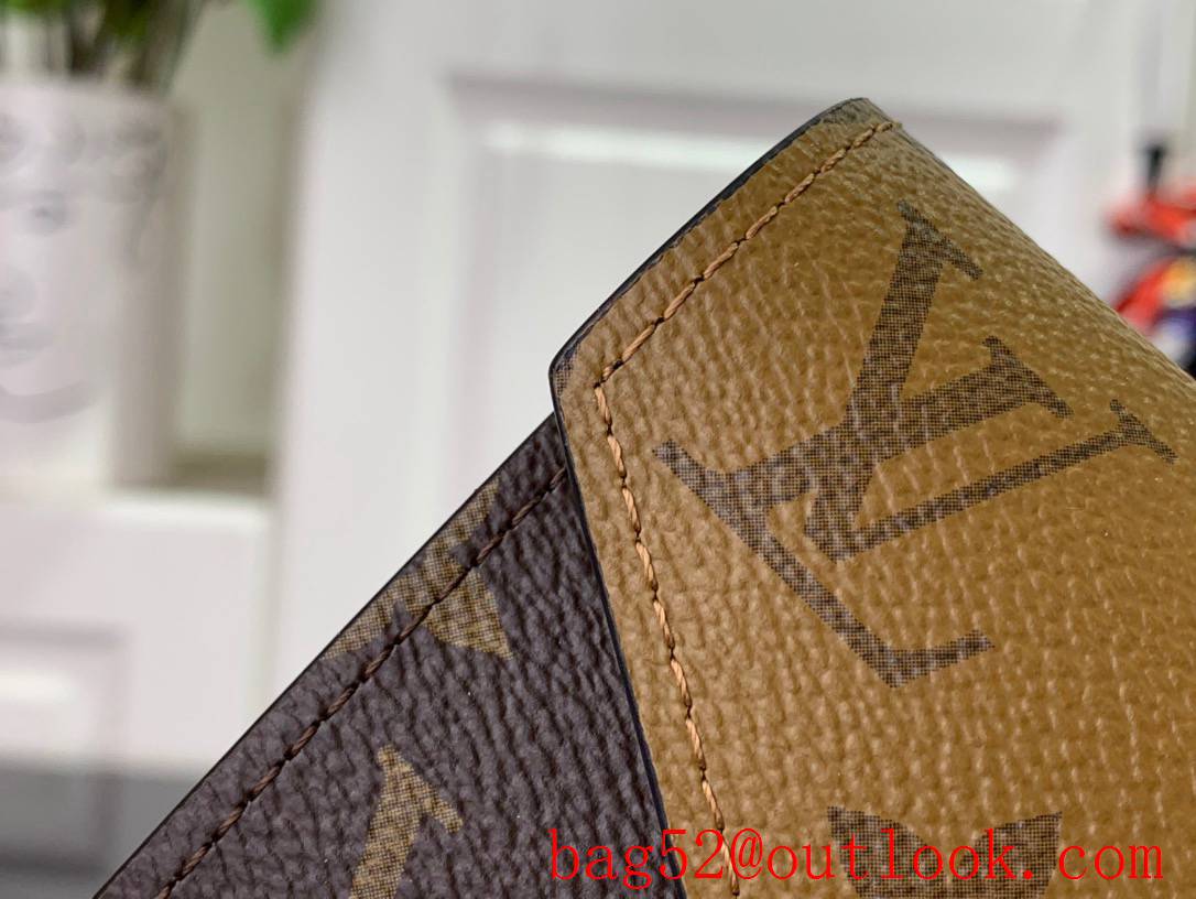 Louis Vuitton LV Victorine Wallet Purse Card Holder M81557 in Monogram Reverse Canvas