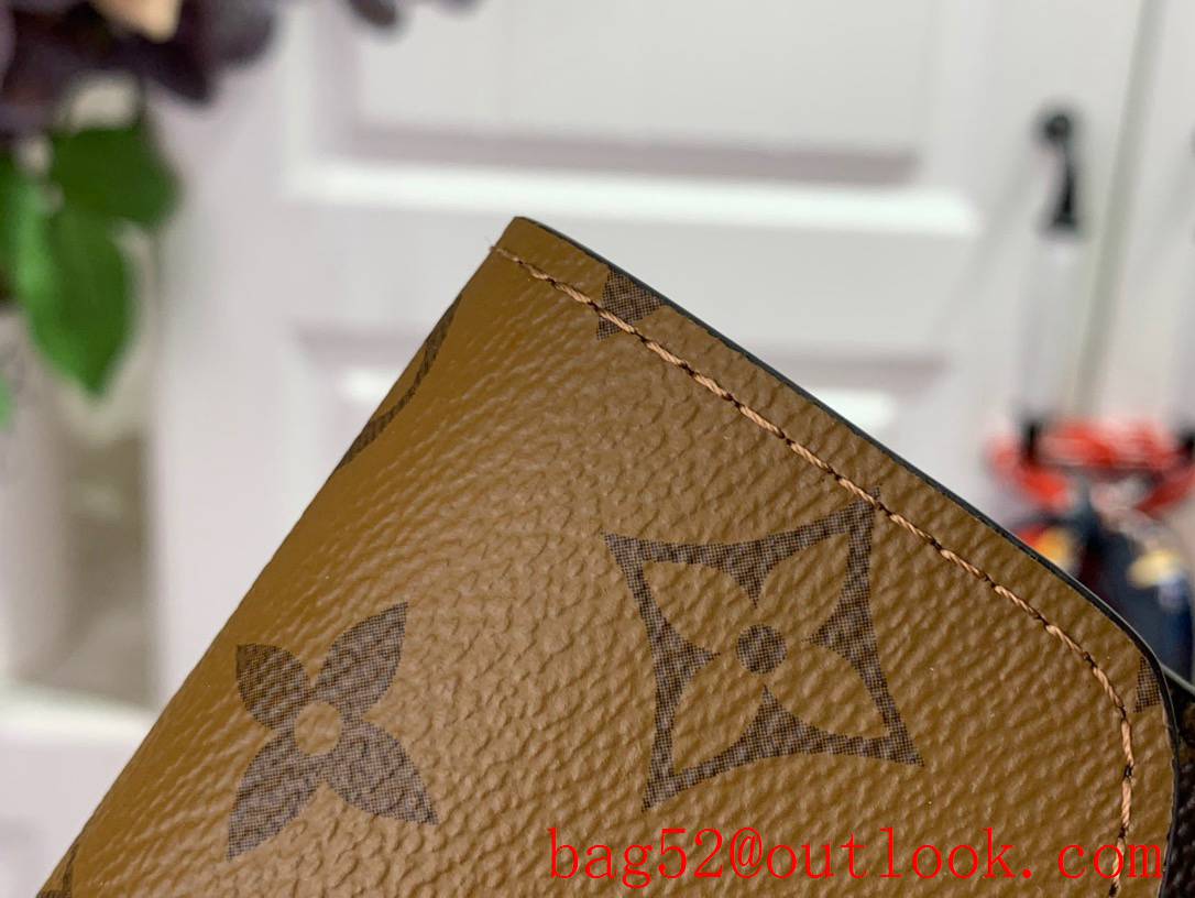 Louis Vuitton LV Emilie Wallet Purse M82157 in Monogram Reverse Canvas