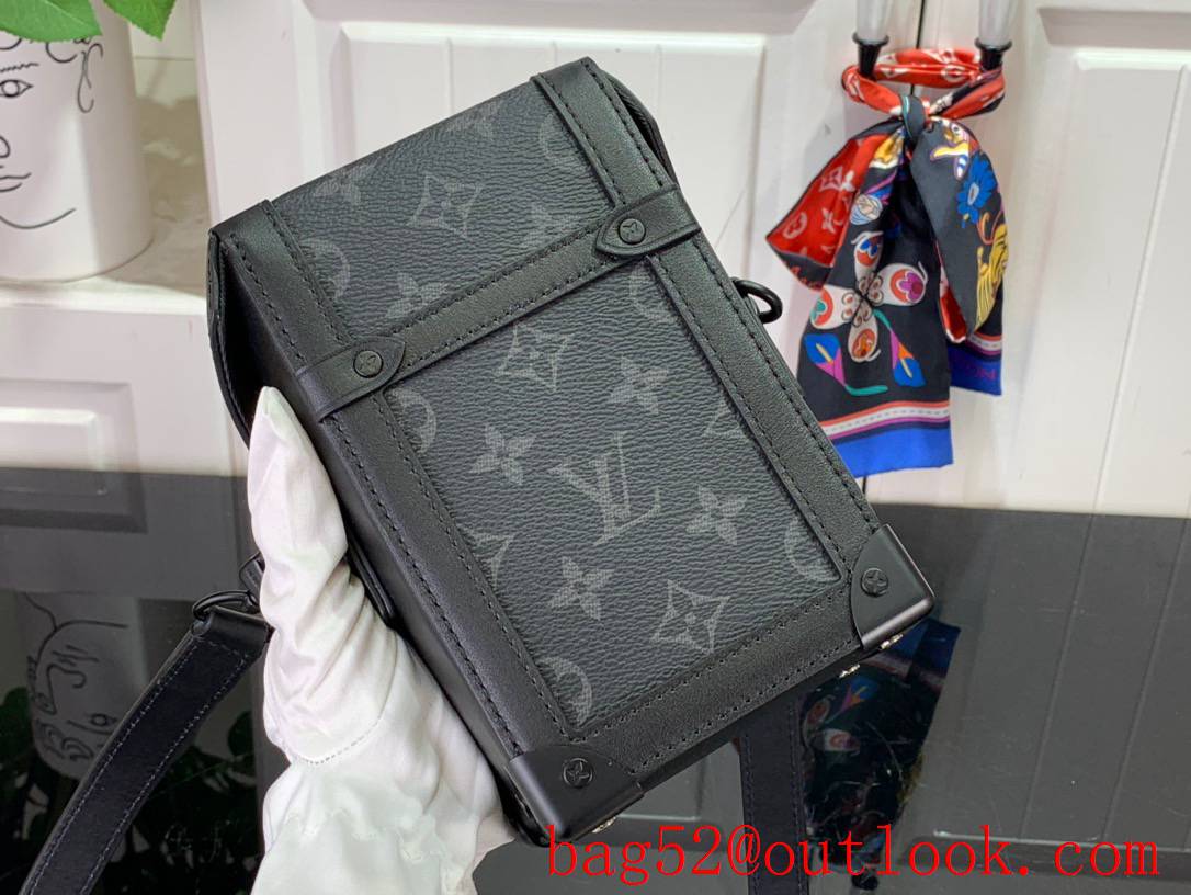 Louis Vuitton LV Men Vertical Trunk Mini Bag Handbag M82070 in Monogram Leather