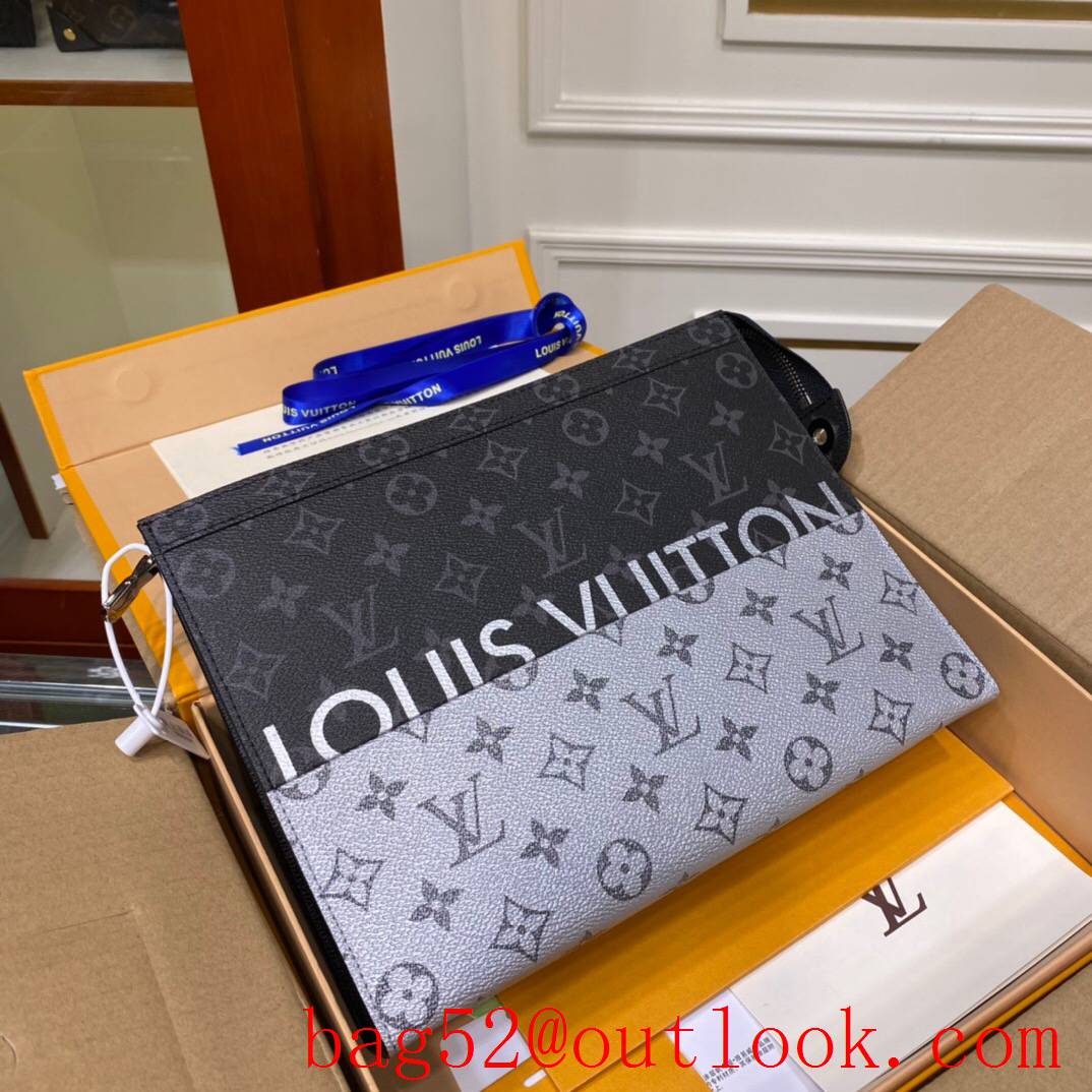 LV Louis Vuitton kim jones men pochette voyage clutch Pouch M63039