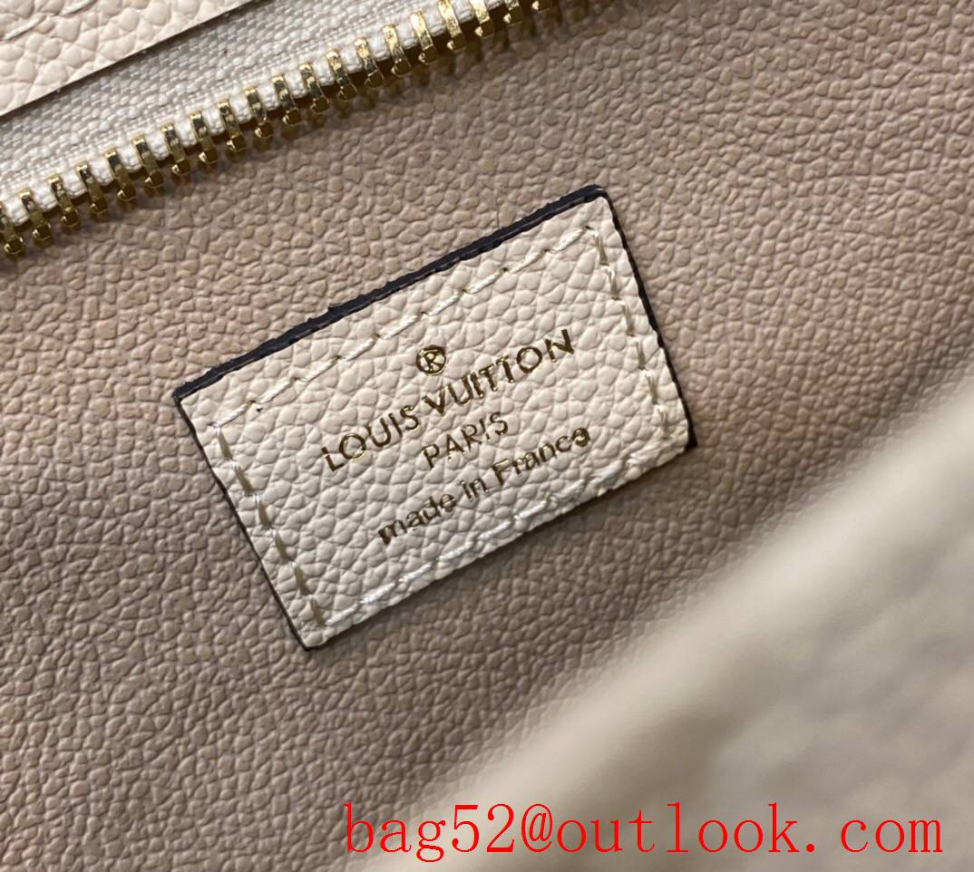 LV Louis Vuitton cream by the pool calfskin pochette clutch pouch M80504