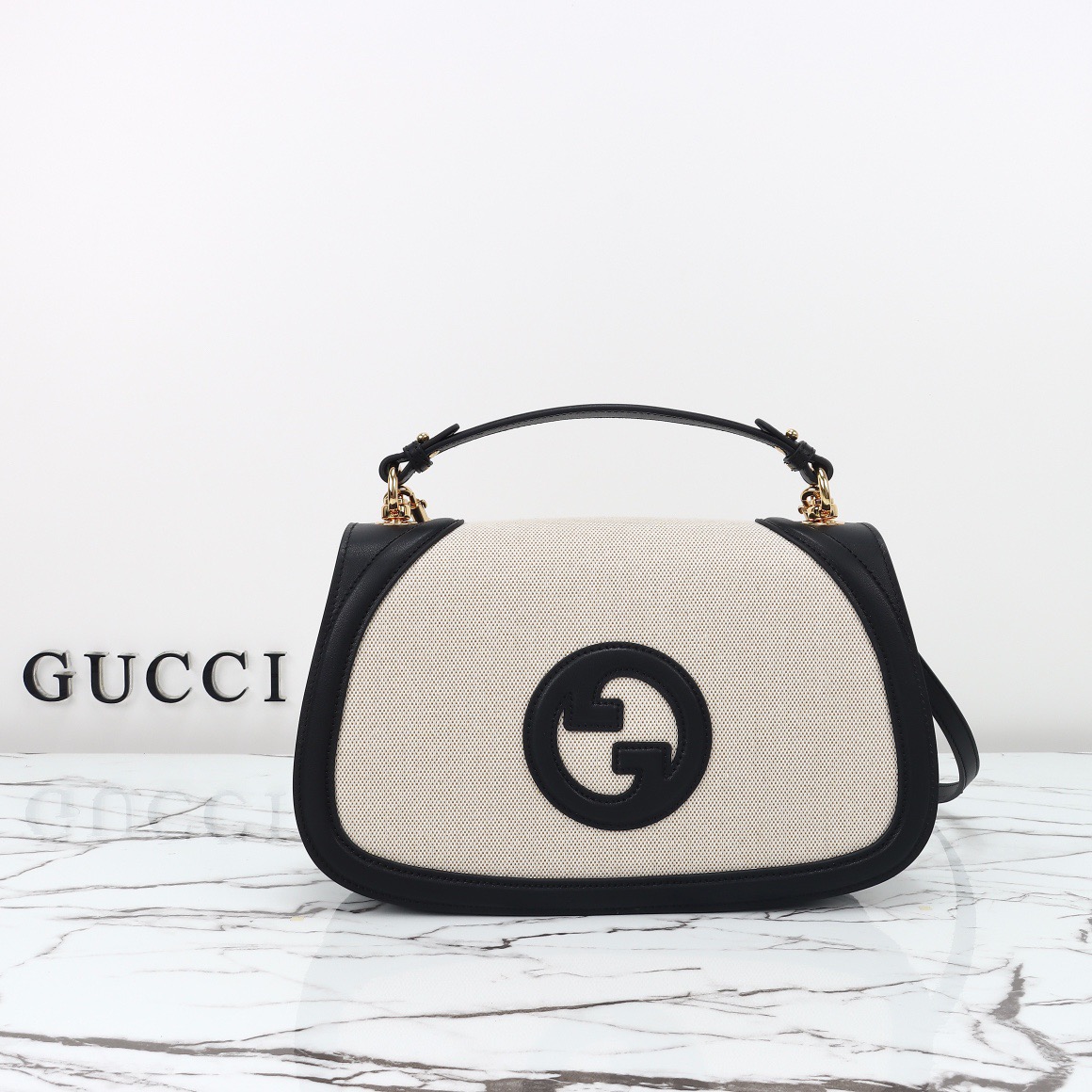 Gucci Blondie 2025 Medium Shoulder Bag Handbag 815716 Black