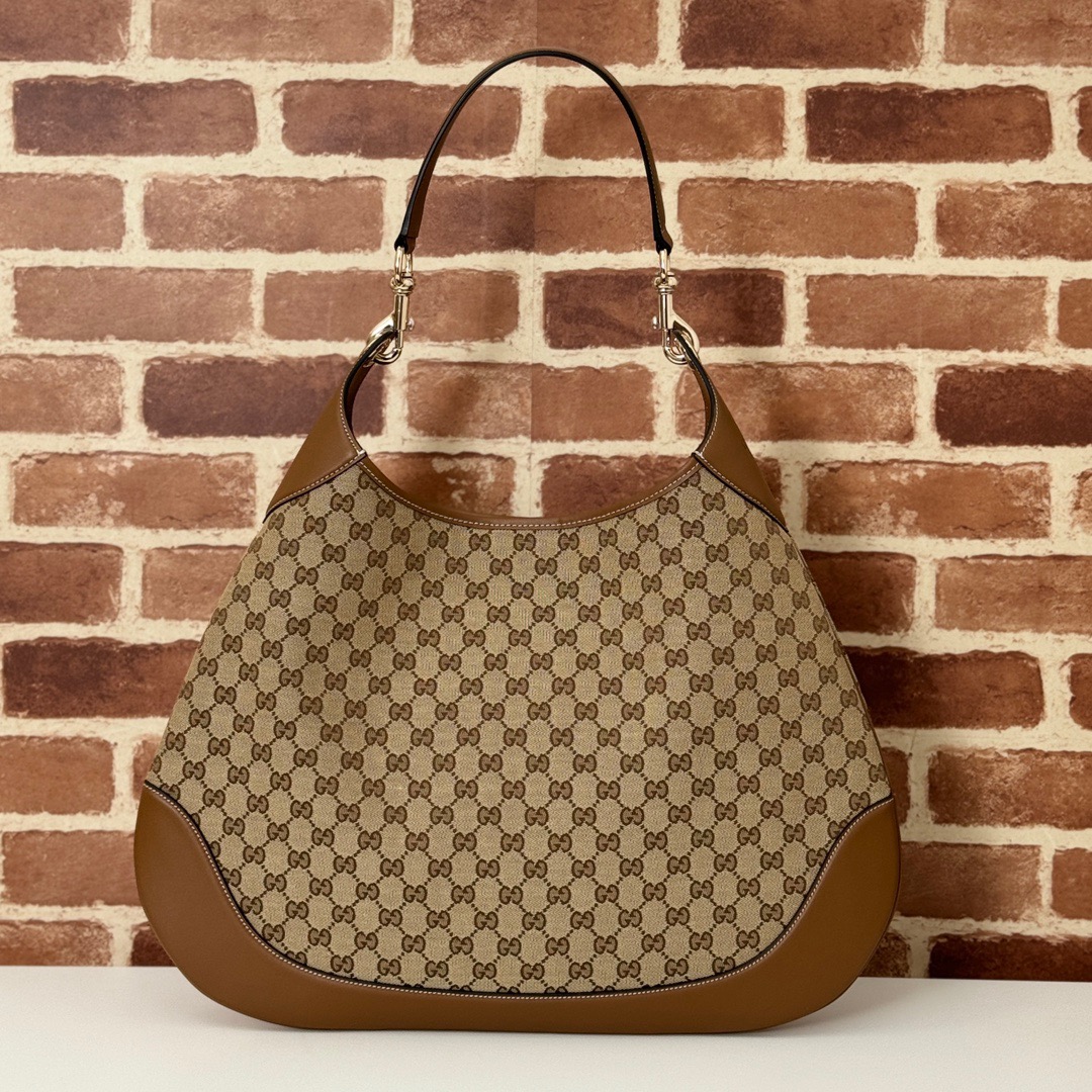 Gucci Body GG Canvas Medium Shoulder Bag Handbag 815924 Brown