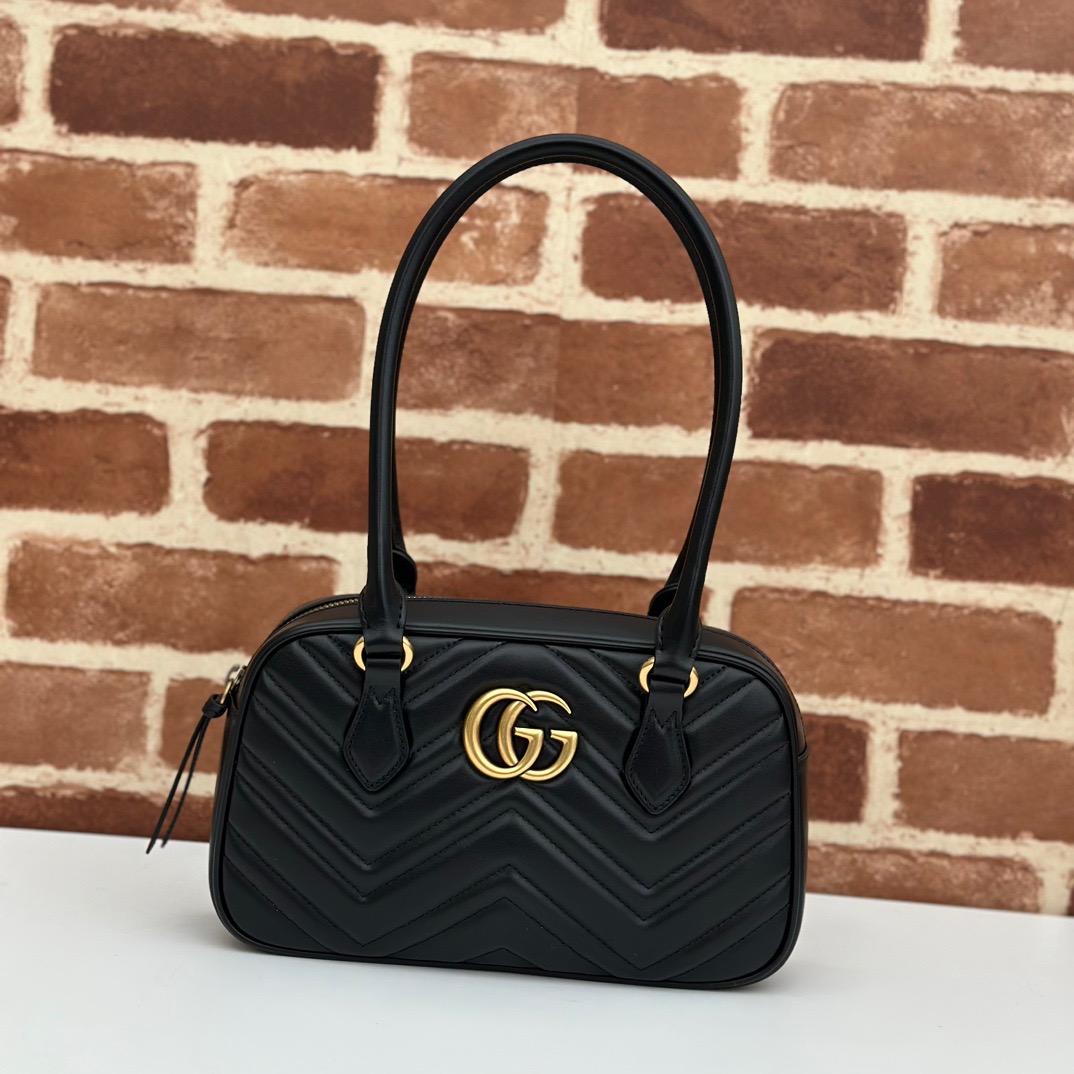 Gucci GG Marmont Small Tote Bag Handbag 795199 Black