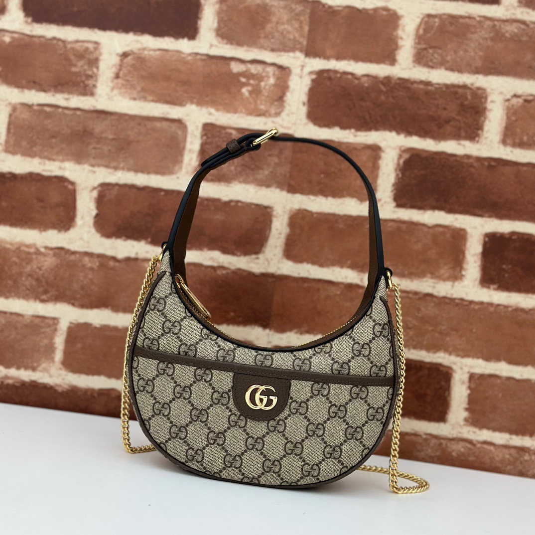 Gucci Ophidia GG Supreme Mini Shoulder Bag Handbag 772308 Coffee