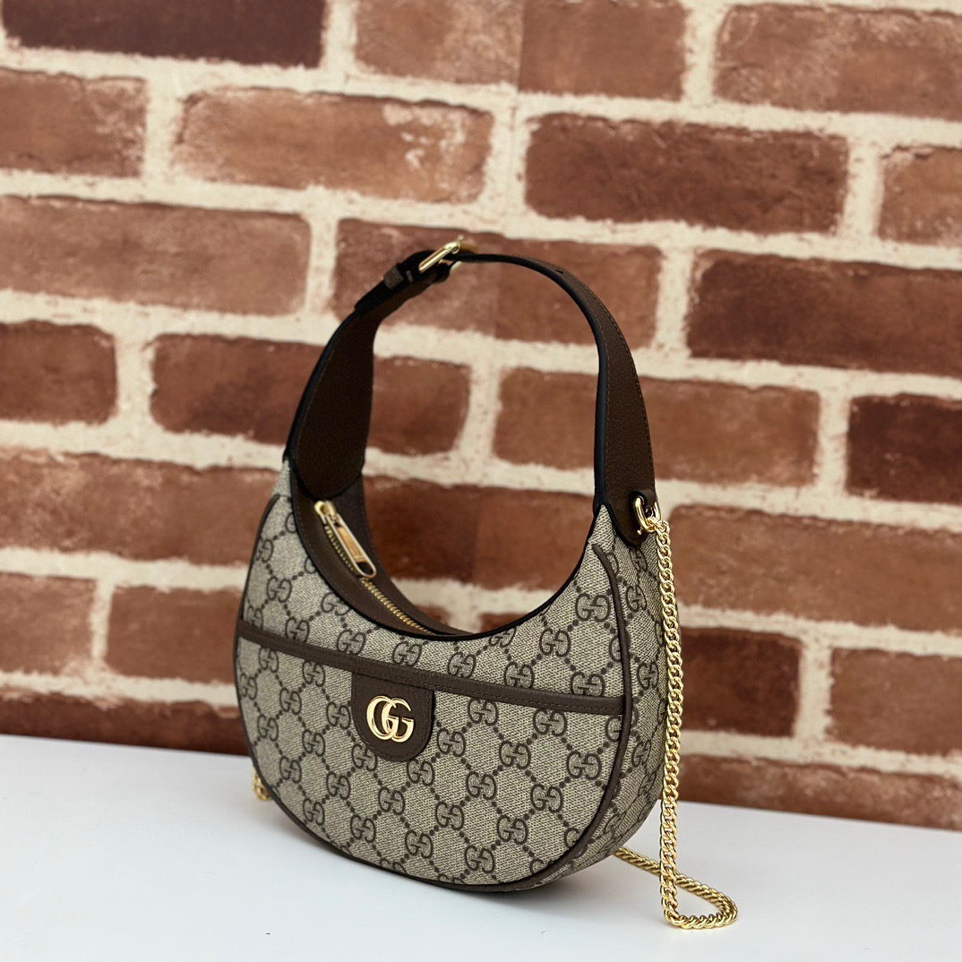 Gucci Ophidia GG Supreme Mini Shoulder Bag Handbag 772308 Coffee