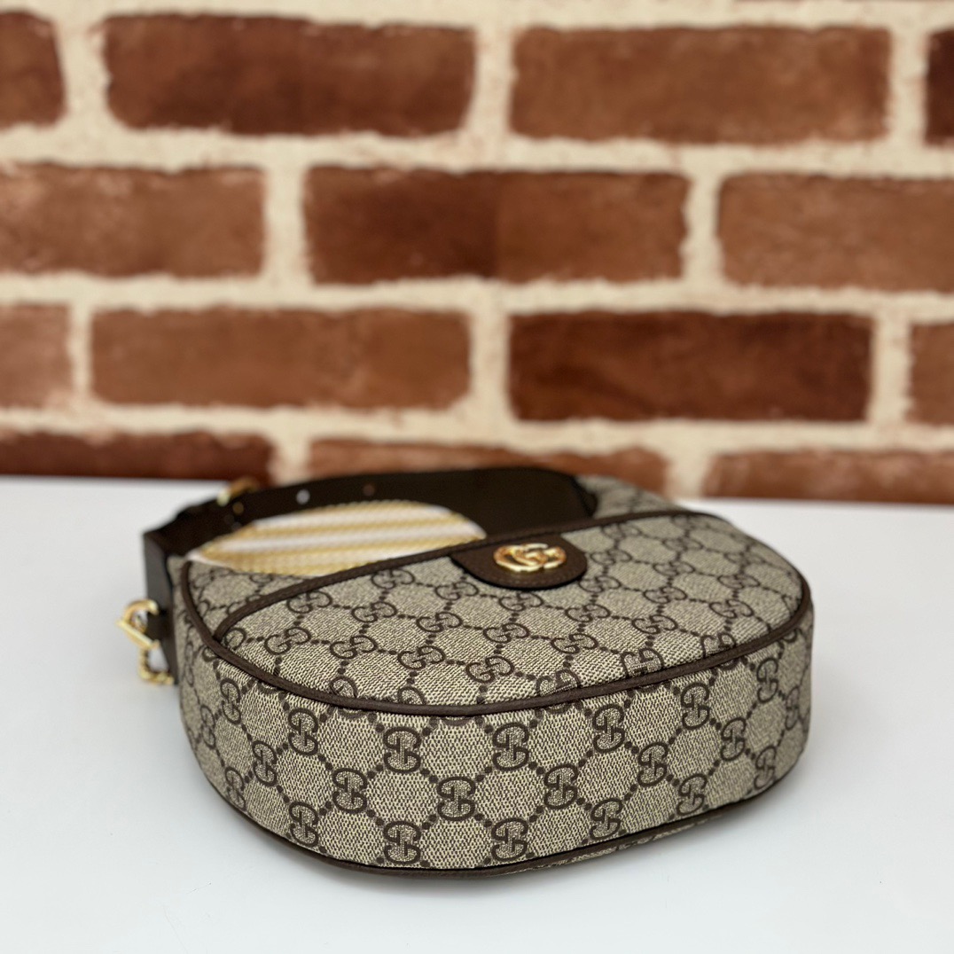 Gucci Ophidia GG Supreme Mini Shoulder Bag Handbag 772308 Coffee