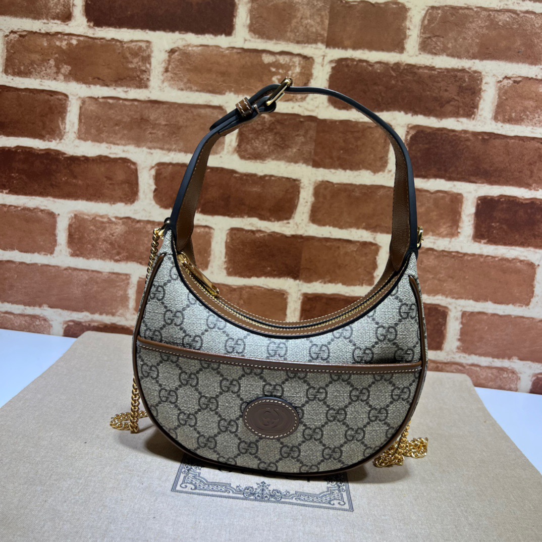 Gucci Ophidia GG Supreme Mini Shoulder Bag Handbag 726843 Brown