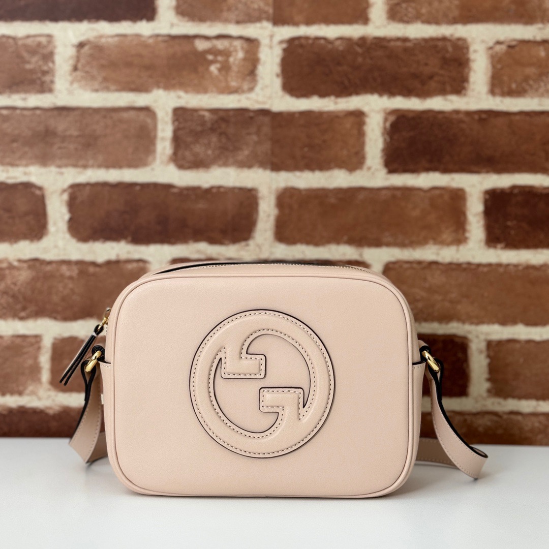 Gucci Blondie Real Leather Mini Shoulder Bag Handbag 820429 Pink