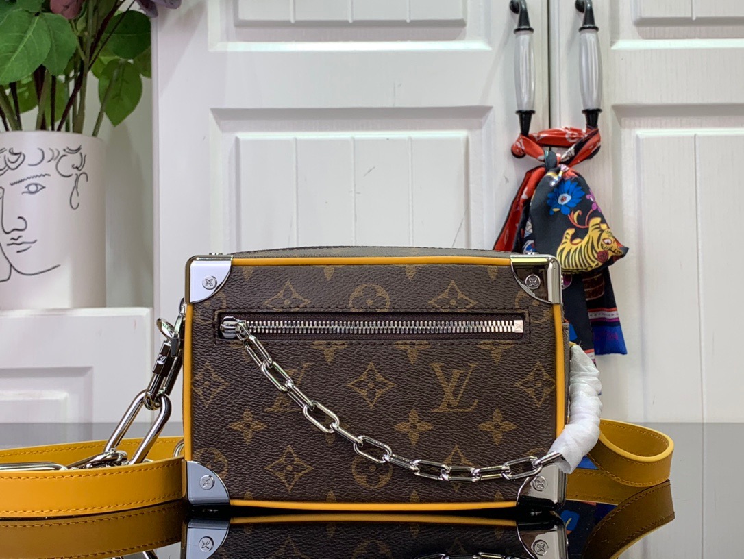 Louis Vuitton LV Men Mini Soft Trunk Bag Handbag M12767 Yellow