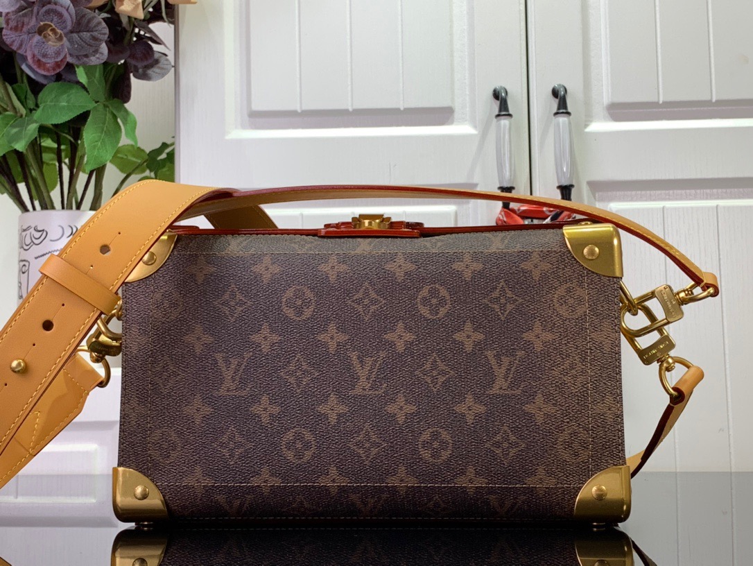 Louis Vuitton LV Men Soul Trunk East West Bag Handbag M11536 Brown