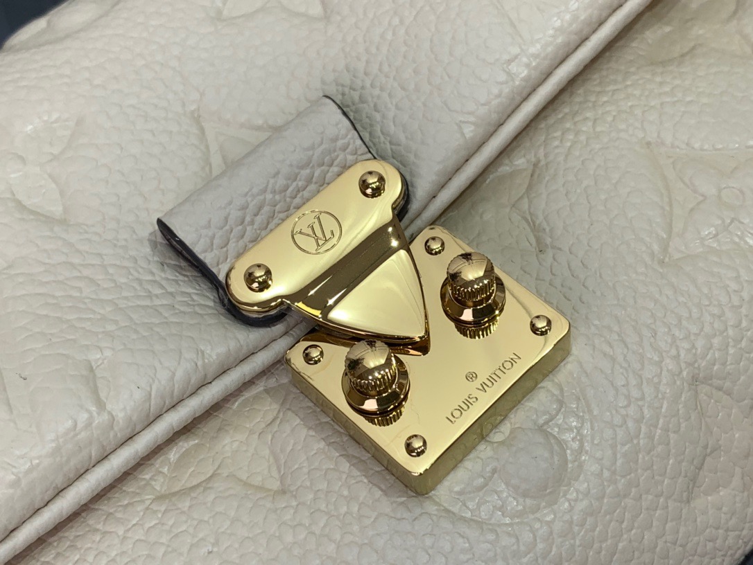 Louis Vuitton LV Calfskin Nano Madeleine Bag Handbag M12145 Cream