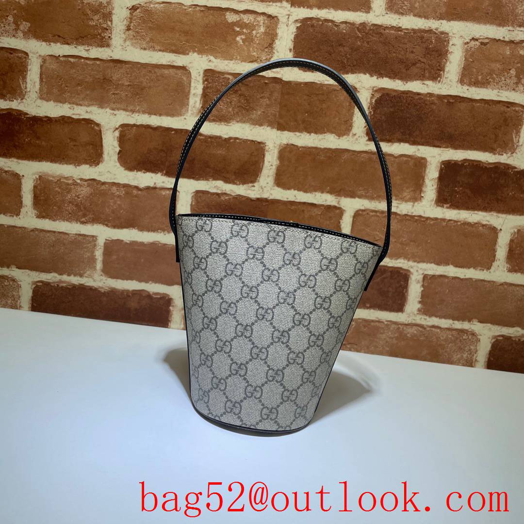 Gucci GG Children Canvas Ladybird Bucket Bag Handbag 666277