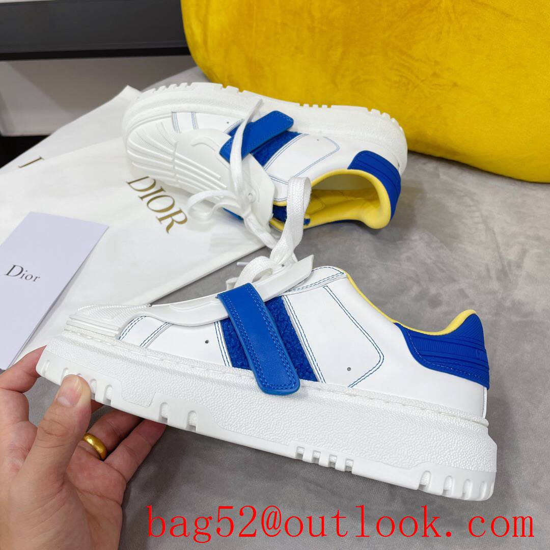 Dior Dior-ID Sneaker White and blue Calfskin and Rubber shoes