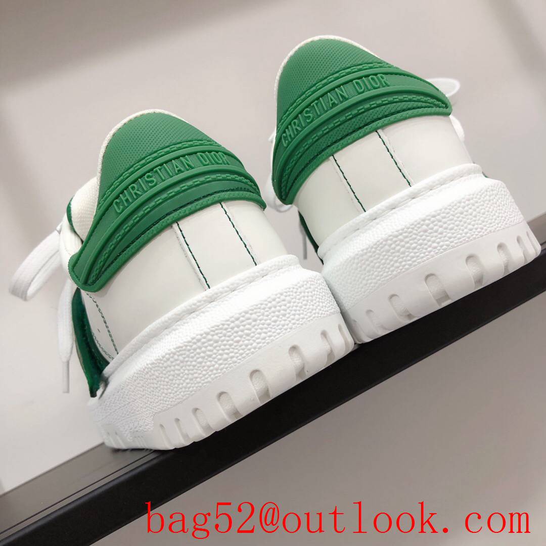 Dior Dior-ID Sneaker White and green Calfskin and Rubber shoes