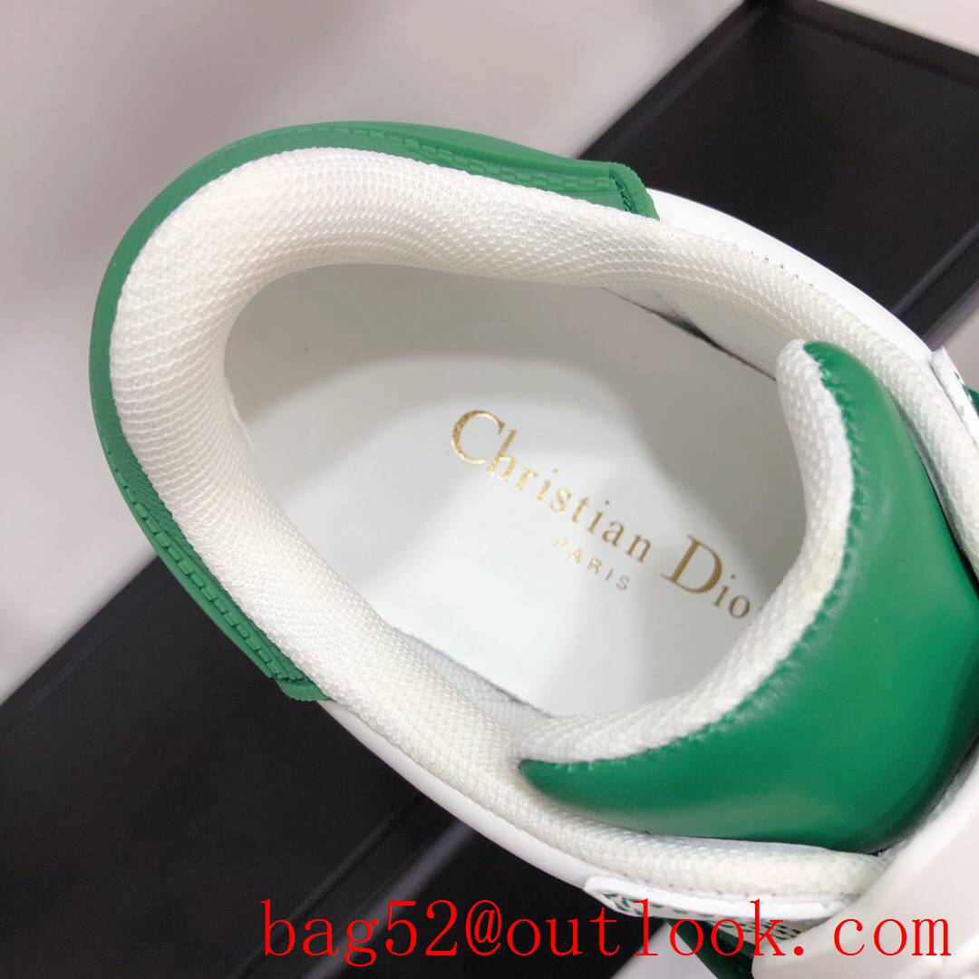 Dior Dior-ID Sneaker White and green Calfskin and Rubber shoes