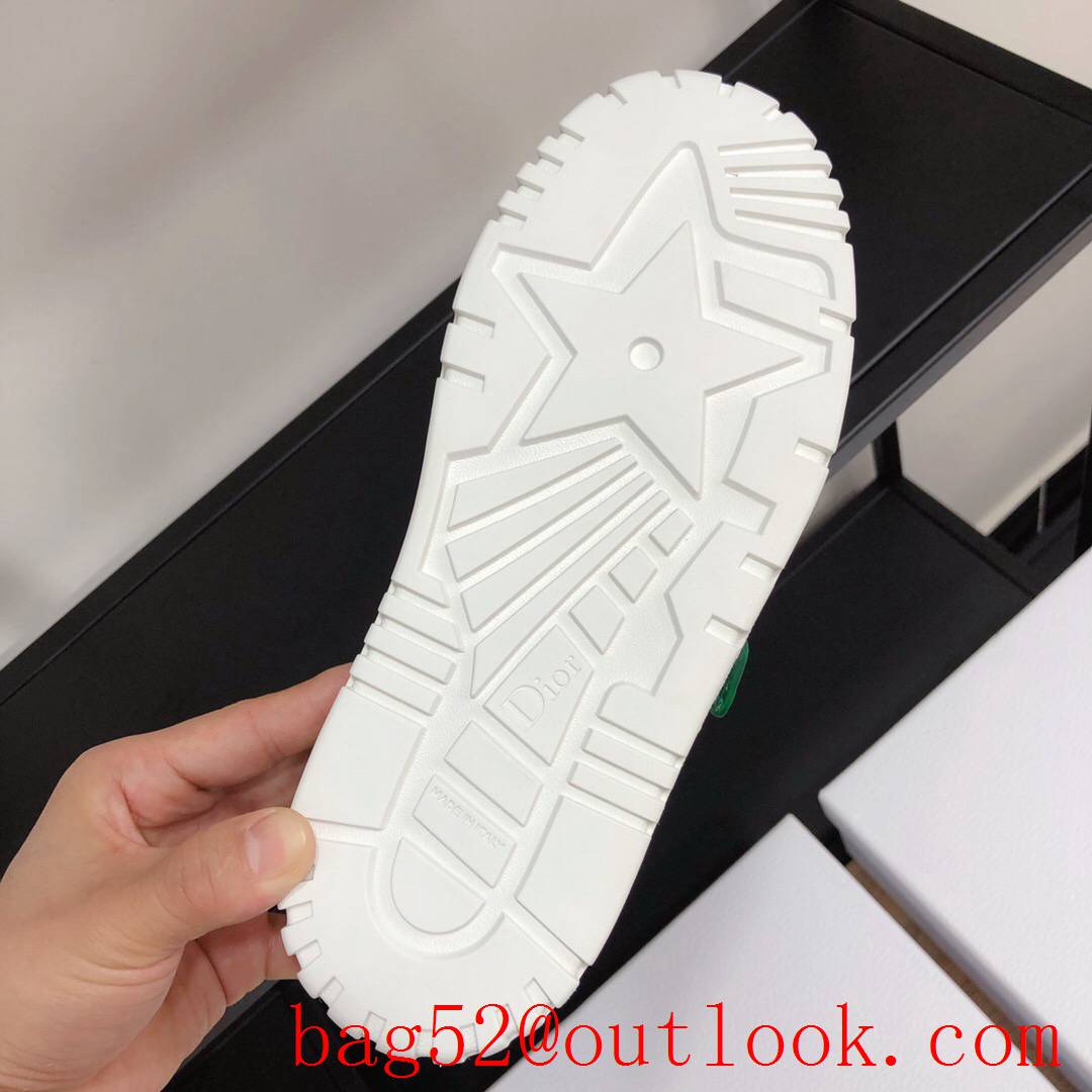 Dior Dior-ID Sneaker White and green Calfskin and Rubber shoes