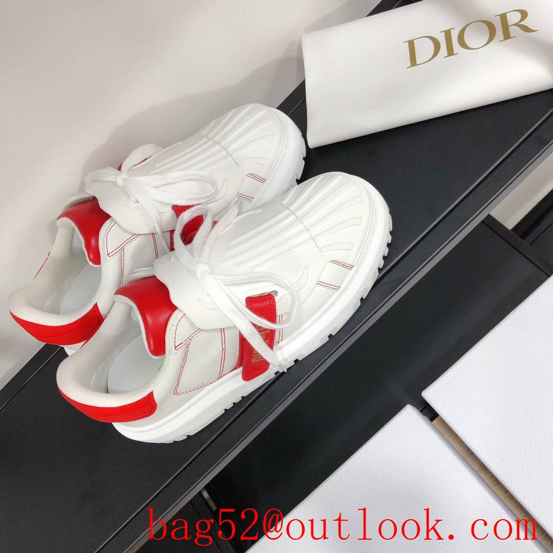 Dior Dior-ID Sneaker White and tri-red Calfskin and Rubber shoes