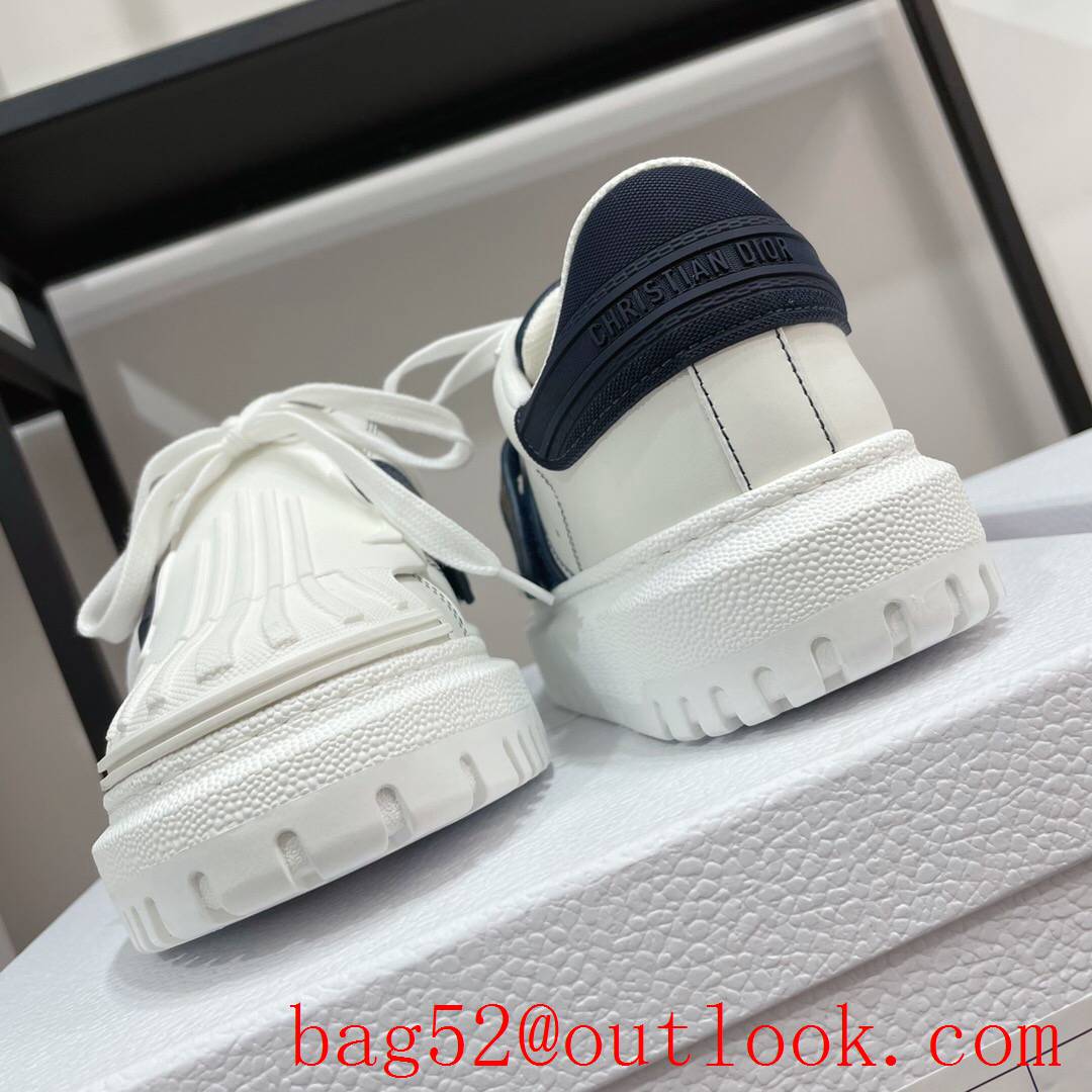 Dior Dior-ID Sneaker White and navy Calfskin and Rubber shoes