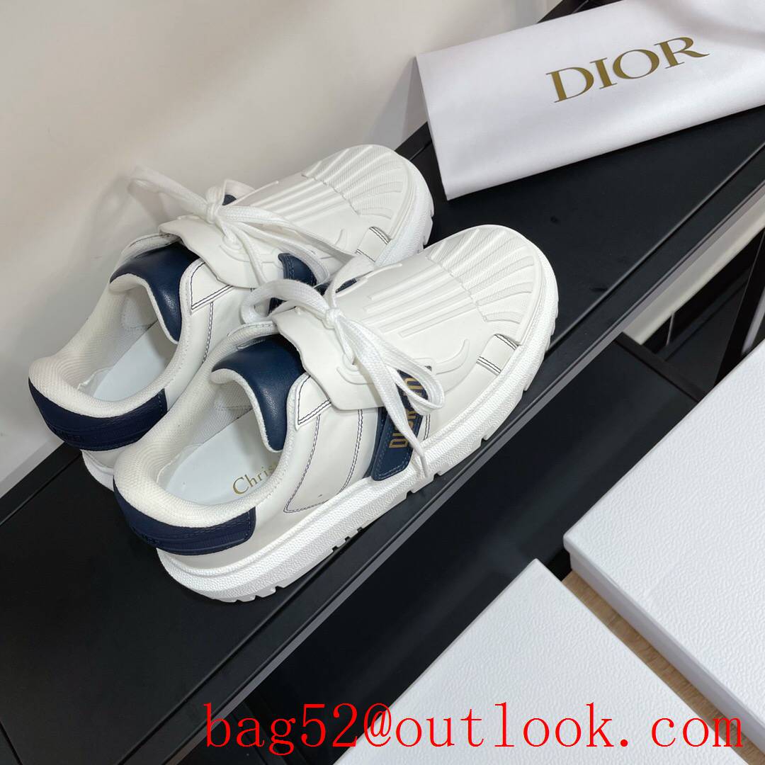 Dior Dior-ID Sneaker White and navy Calfskin and Rubber shoes