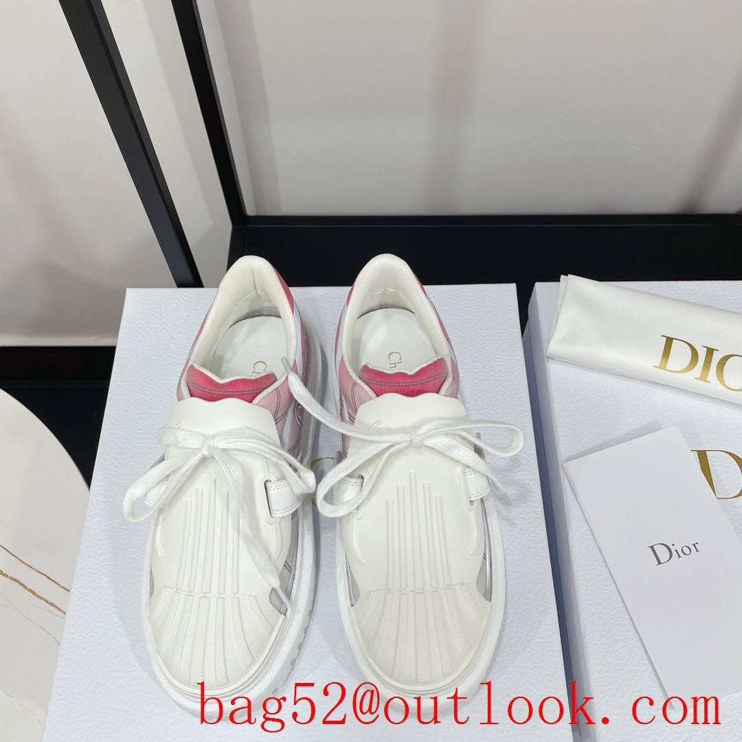 Dior Dior-ID Sneaker White and rose Technical Fabric shoes