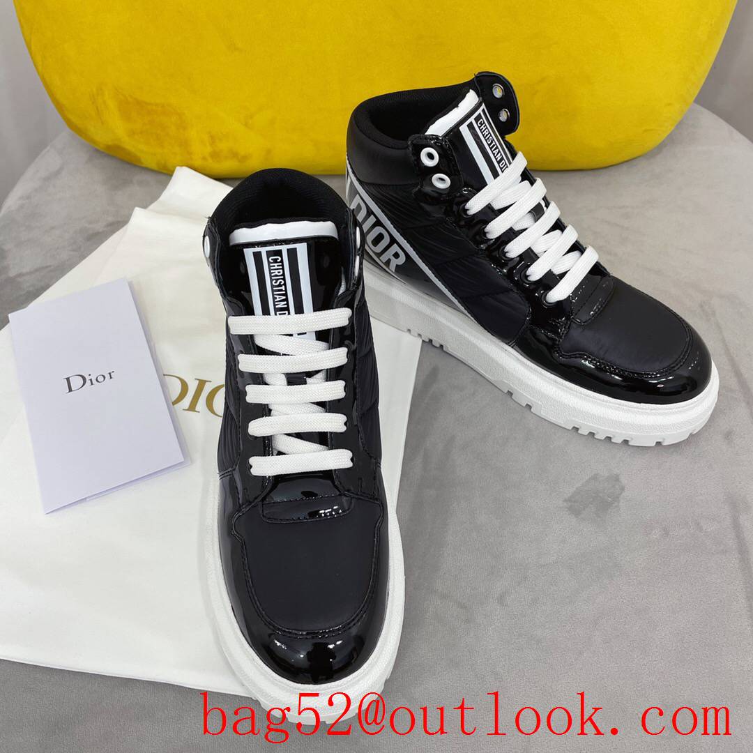 Dior D-Player Sneaker Black Quilted Nylon shoes