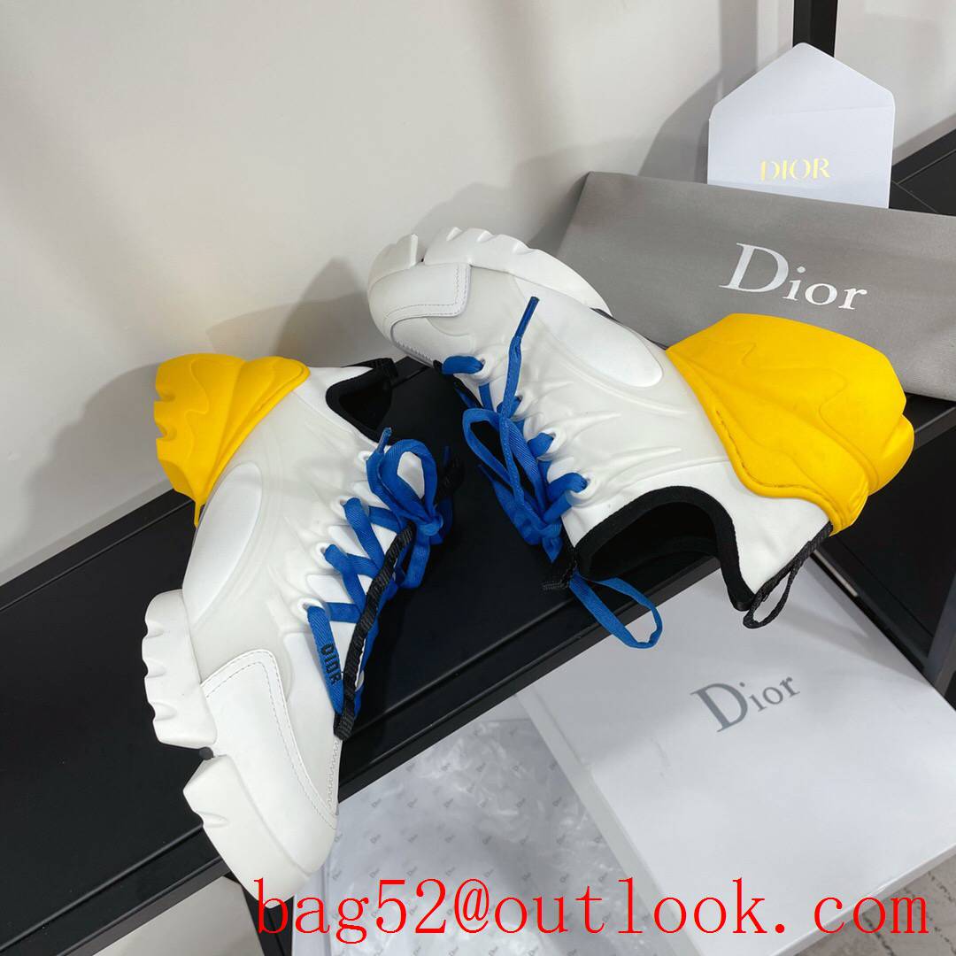 Dior D-Connect Sneaker white v blue Technical Fabric shoes