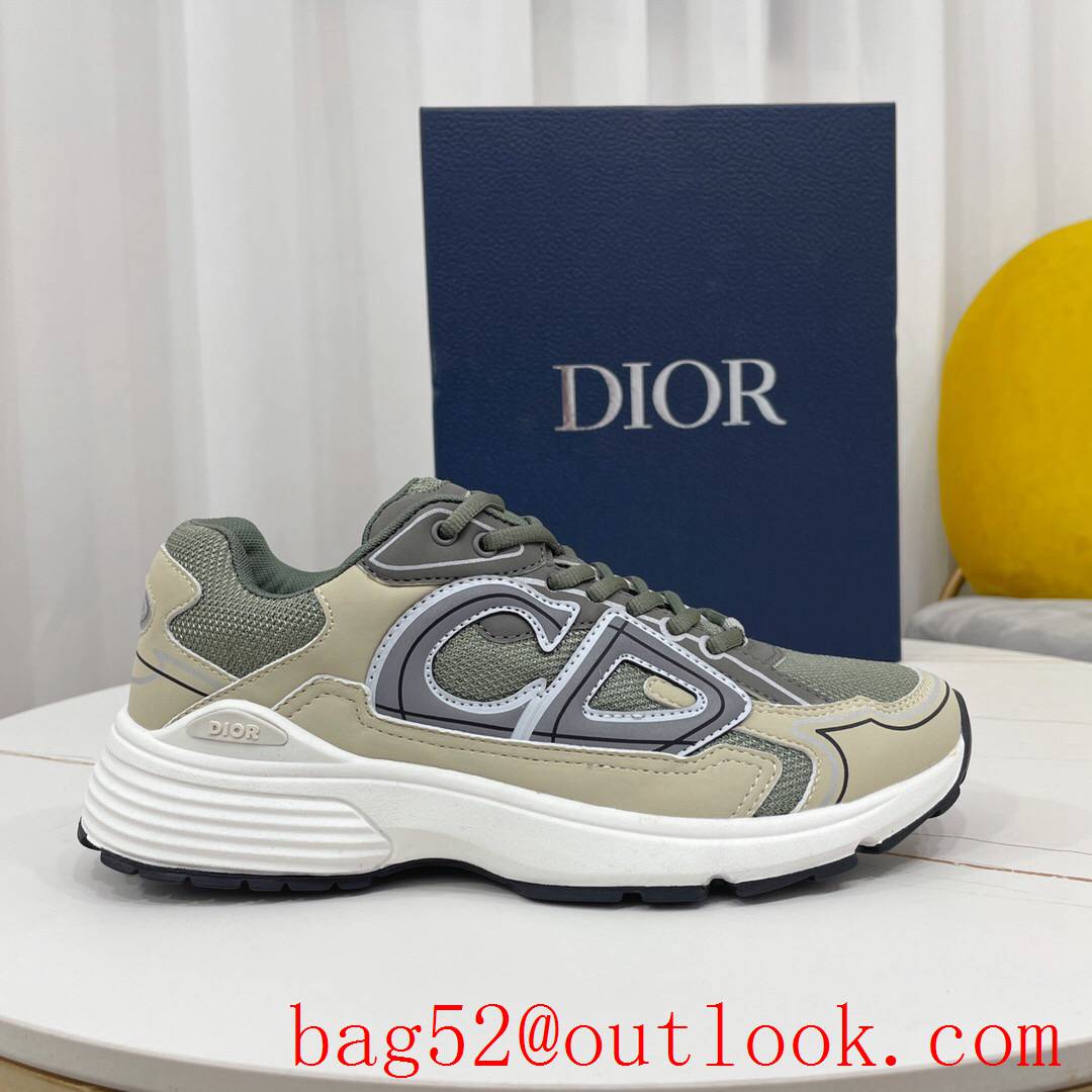 Dior B30 Sneaker Black Mesh and Technical Fabric shoes